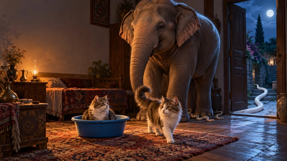 Rüyada fil, kedi ve yılan görmek: evden çıkan gizli düşmanlar