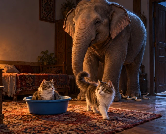 Rüyada fil, kedi ve yılan görmek: evden çıkan gizli düşmanlar